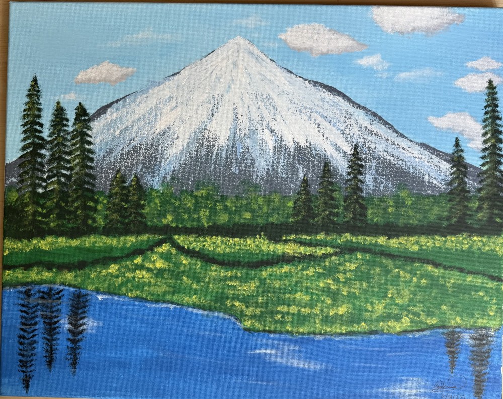 My first acrylic painting