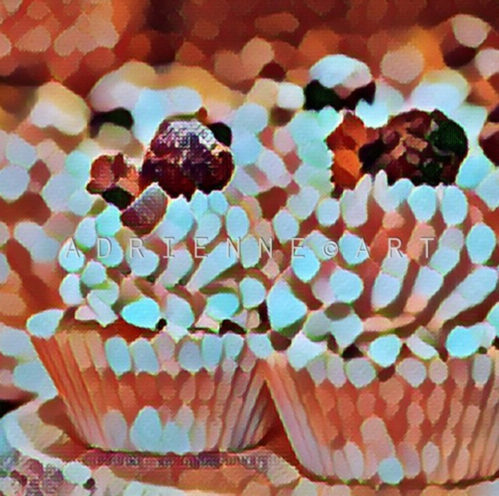 ADRIENNE ART "Candy & Confetti Dreams" AdrienneCupcakes Collection :: Adrienne G :: Boston Massachusetts USA :: copyright 2024-26 all rights reserved :: Limited Edition Prints - Signed and Numbered