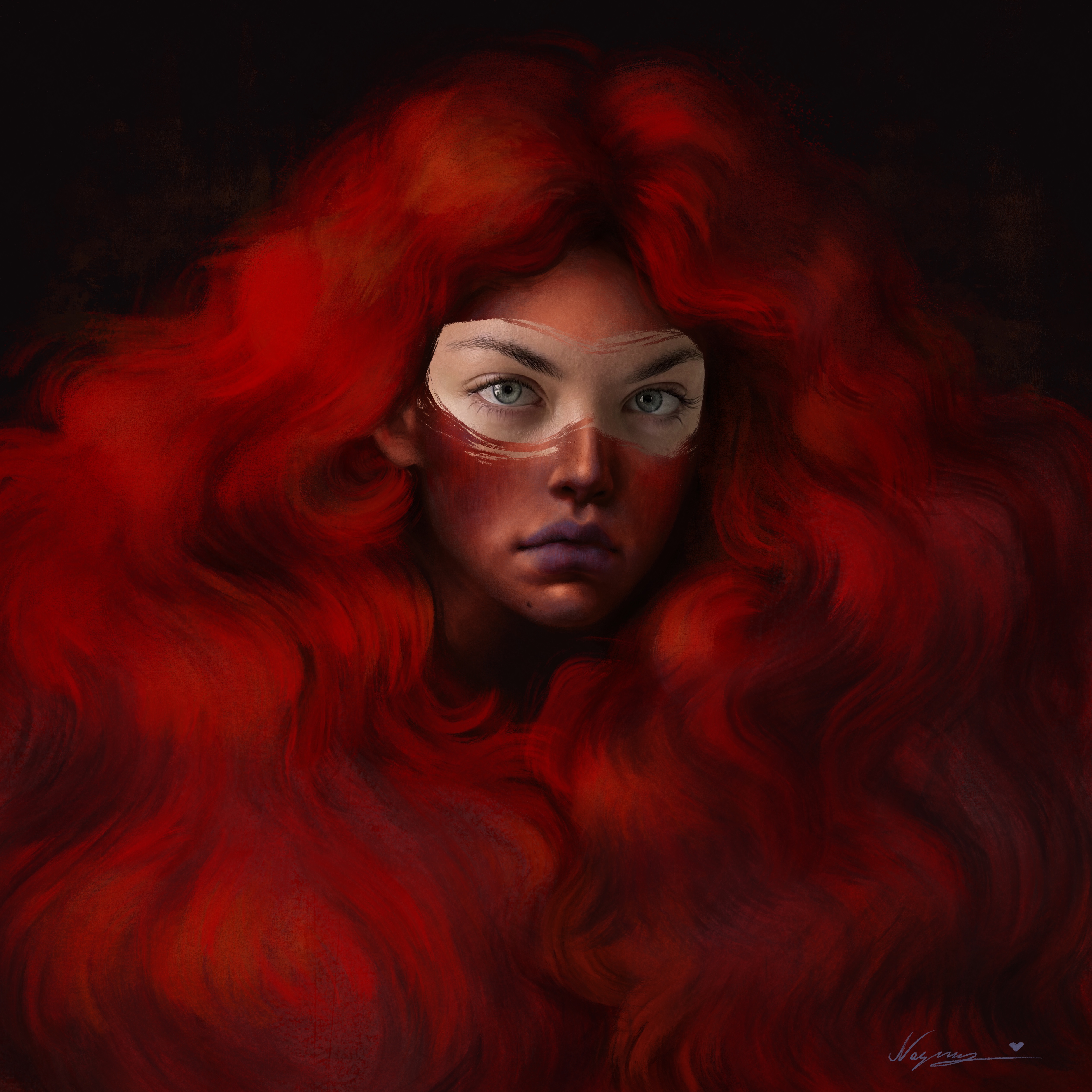 Anastasia is a 16-year-old artist whose work explores mythic symbolism and psychological archetypes through visually immersive, emotionally charged compositions. Her practice centers on themes of duality, inner strength, vulnerability, and the tension between fragility and latent power. Through carefully constructed portraiture and symbolic imagery, she has developed a distinctive visual language defined by dramatic contrast, rich color, and layered metaphor.

Color functions as a structural element in her work. Crimson tones suggest vitality, instinct, and inner fire, while deep blues and blacks evoke the subconscious and the unknown. Dramatic chiaroscuro creates an atmosphere that is both intimate and theatrical, reinforcing the emotional intensity of her compositions.

Her work has been presented in more than 50 exhibitions across 19 countries, including multiple showcases in Times Square, New York, and on over 300 digital screens in Australia. She received the Rising NFT Star award at the ftNFT YoCerebrum Awards 2024 in Malta and the Silver Trophy at the Web3 Artists Awards 2024. In 2025, she was awarded 3rd place in the Zora Tokyo Takeover, with her work displayed on a large-scale digital billboard in Shibuya, Tokyo, and secured a grant from the Moonbeam Foundation (2024). Her winning artwork for the Superchief Gallery & Remote Control Contest was featured for a week on the largest billboard in Times Square. In December 2025, she became a winner of the International Return of Raphael Glaze Competition; her work Self-Portraiture was published in Apollo Art Magazine and exhibited at the Czartoryski Museum

Alongside her artistic practice, Anastasia is deeply engaged in the Web3 space, hosting spaces and interviews, leading discussions, and fostering meaningful connections between artists, collectors, and communities 

2025
The Tragic — Zora Tokyo Takeover, Billboard Shibuya | Tokyo, Japan | January 2025
Life in Progress — Threads of Modernity, Good News Studio, NFT Paris | Paris, France | February 2025
Hello, Me — Brunch by Fidel, NFT Paris | Paris, France | February 2025
Night Drift — ChromaVerse Art Expo: Back to Color | Bogotá, Colombia | March 2025
Night Drift — ChromaVerse Art Expo: Back to Color | Miami, US | April 2025
Guardians. Live — ETH Bucharest | Bucharest, Romania | April 2025
Unstoppable — Mondoir Gallery | Dubai, UAE | April 2025
Who I Am — Imagine Metaverse Gallery, Linked by Art | May 2025
Inner Garden — Blockchain Futurist Show | Toronto, Canada | May 2025
Who I Am, Light, Next to You, Inner Garden, Guardians, Wild & Wise — Underground IX, Artbees Gallery | Craiova, Romania | May 2025
Inner Garden — Oculus: Digital Visions, The Canvas 3.0 Gallery | New York, US | June 2025
Inner Garden — One Love Art Summer Billboard Showcase, Broadway, Theatre District | New York, US | June 2025
Next to You — NFT NYC Billboard Showcase, Times Square | New York, US | June 2025
Next to You — Community Artist Showcase, NFT NYC, Marriott Marquis | New York, US | June 2025
Holding You — Root 2 Fruit Gallery, Billboard, Cira Green Rooftop | Philadelphia, US | September 2025
Rhinoceros — EXPOS3D Exhibition | Edinburgh, UK | October 2025
Birth Collection (7 artworks) — Einsight Gallery Exhibition | Shenzhen, China | October 10–26, 2025
Rhinoceros — Listen To Your Heart Exhibition, The Gates Hotel, Miami Art Week / Art Basel | Miami, US | December 2025
Rhinoceros — Listen To Your Heart Exhibition, Boat Show, Miami Art Week / Art Basel | Miami, US | December 2025
Birth. Reflection — UNLISTED Showcase, Art Basel Week | Miami, US | December 2025
Award — Winner of International Return of Raphael Glaze Competition 2025; Self-Portraiture published in Apollo Art Magazine and exhibited at the Czartoryski Museum | Kraków, Poland | 2025

2024
iLLusion. Art Trilogy — Selected by Artcrush Gallery, showcased on 300+ screens | Australia | March 2024
iLLusion. Art Trilogy — Women in Tech Exhibition, Times Square Billboard | US | March 2024
Through the Lens of Love — One Love Dao, The Canvas 3.0, World Trade Center | US | April 2024
Beauty — NFT NYC, Artist Village | US | April 2024
Pink Attitude (with Sivasomething) — NOT NFT NYC, The Canvas 3.0 | US | April 2024
Night Drift — Museum of the Future | Dubai, UAE | April 2024
Night Drift — NOX Gallery | Tokyo, Japan | April 2024
Night Drift — NOX Gallery | Mexico | April 2024
DuaLity — Times Square Billboard, NFC Lisbon | Portugal | May 2024
AI Loneliness — Real SPACE | May 2024
DuaLity — ART BEAT Lisbon | Portugal | May 2024
DuaLity — NFT Bali, Superlative Gallery | Indonesia | June 2024
Enigma — Theatre of Digital Art & Blue Planet Art Event | Dubai, UAE | July 2024
DuaLity — IN CONTROL Exhibition, Times Square Billboard | US | July 2024
Hungry Artist — Winning Artwork, Superchief Gallery & Remote Control Contest (curated by Sendrock), displayed on the largest Times Square Billboard, once per hour, 18 hours/day, for a week | US | July–August 2024
Light — Blockchain Futurist Show | Canada | August 2024
AI Experimental Piece — Selected by Beeple for Pepefest, showcased at Beeple Studios | US | August 2024
Award — Winner, Rising NFT Star, ftNFT YoCerebrum Awards | Malta | November 2024
Award — Silver Trophy, Web3 Artists Awards (Emerging Talent in Digital Art) | 2024
Wild & Wise — ETH India | Bangalore, India | December 2024
Fusion of Realms (with Anna Zubarev) — BitBasel, Art Basel Miami | US | December 2024

2023
Loneliness Among People — Women in Tech Showcase | March 2023
My New World — Colours of Joy Beijing Exhibition (12m screen) | China | March 2023
Loneliness Among People — NFT NYC, Artist Village | US | April 2023
My New World — The Canvas 3.0, World Trade Center | US | April 2023
Speaker — CRYPTALK 2023, invited by Coinstore & EDNS Domains (What Makes NFTs Valuable: a 13-year-old’s view) | Bali, Indonesia | May 2023
My New World — NFT Bali, Superlative Gallery | Indonesia | May 2023
Finalist — Judges’ Top, Drop Awards Contest by @CryptGem | June 2023
Courage to Shine — IVS Kyoto, NOX Gallery | Japan | June 2023
Loneliness Among People — Selected for HUG Print Shop | 2023
World in Danger — The White Night of the Gallery, CryptoArt V4.0 | Romania | October 2023
Beauty — Casa Nua Gallery | Brazil | October 2023
Blossoming Motion — Vitruveo Exhibition | Seoul, South Korea | December 2023
Follow Your Heart — Stratosphere by Sabet, Art Basel Miami | US | December 2023
Follow Your Heart — Billboard, Artcrush x Sabet | Belgium | December 2023
Blossoming Motion — Vitruveo & OneLoveDao, Art Basel Miami | US | December 2023
Soapy Dog NYC (with Sabet) — The Crypt Gallery, Dream Downtown Hotel | US | December 2023
Blossoming Motion — Times Square Billboard, Vitruveo Exhibition | US | December 2023

2022
Marie Curie x Anastasia — Drawing Inspirations @FlowerGirls, minted by 22K+ collectors | Global | April 2022
Soapy Dog — Stratosphere, Main Gallery | US | June 2022
Together — Selected 1 of 150 artworks from 2500+ submissions, showcased at Times Square Billboard & NFT NYC | US | June 2022
World in Danger — TED Youth Exhibition | Munich, Germany | July 2022
Recognition — Included in 25 Most Inspirational Girls of Web3 & Metaverse by @UnstoppableWOW3 & @MissOCoolGirls | Global | November 2022