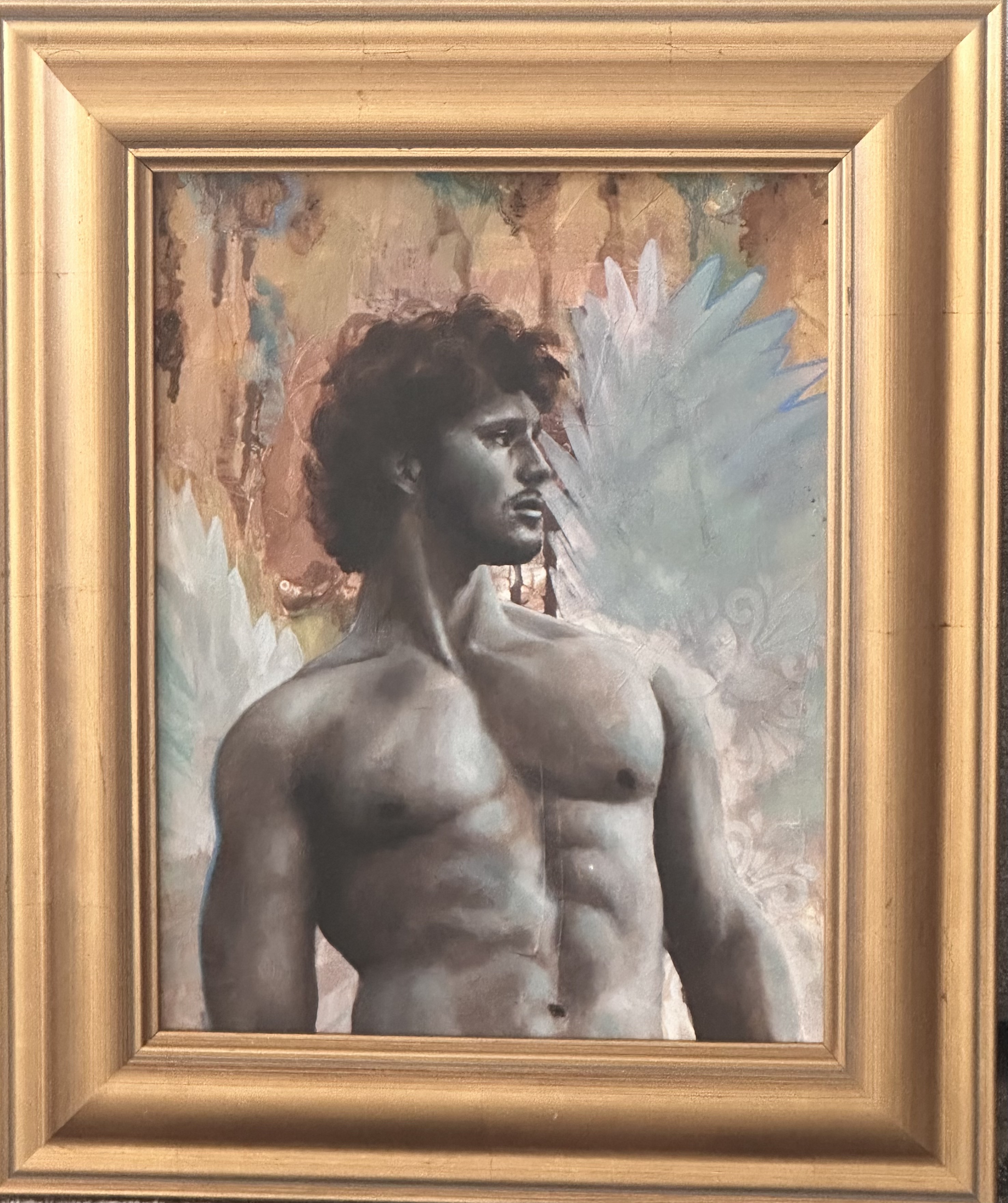 Beatriz is a Salvadoran-born painter and artisan based in the U.S. Her work blends portraiture, figure, and abstraction, often portraying serene, strong women emerging from vibrant backgrounds. She draws inspiration from her cultural roots, using bold colors, organic textures, and recycled materials to create pieces that evoke peace and resilience. Working in watercolor, acrylic, oil, mixed media, and fibers, Beatriz also crafts handmade figures from wood, papier-mâché, and natural elements. Award-winning and featured in community exhibitions, her art invites connection and healing while encouraging others to explore their own creativity and artistic voice.