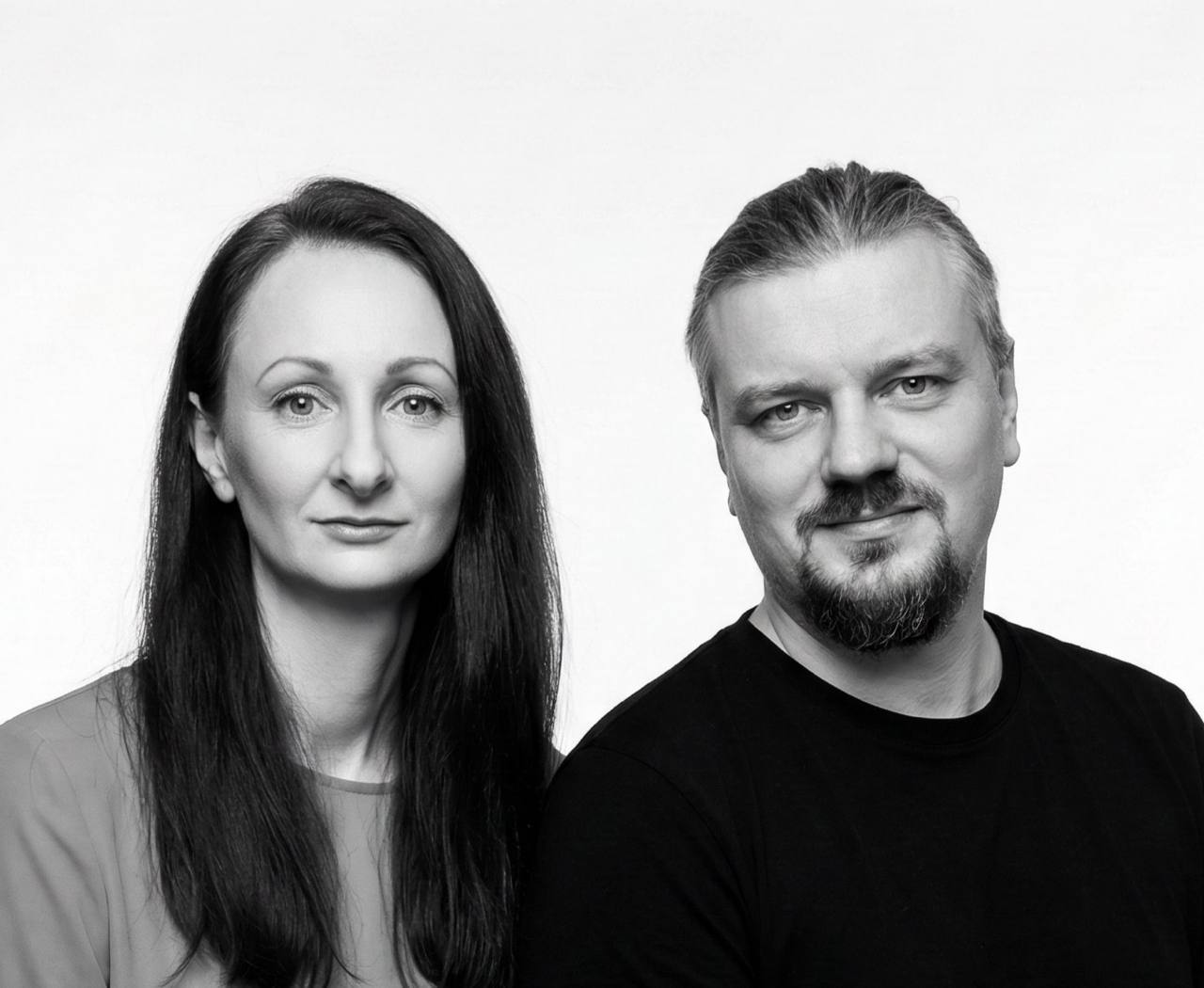 We are a married couple, Ignat and Tanya Matveyev.

We have always sought new forms of self-expression and strived for interdisciplinary projects. We believe that art should be accessible and interactive.

About creativity

We explore the point of transformation—the intersection of digital and material, where a new hybrid reality is born. We are interested in the technological trace: its imprint on human experience, corporeality, and perception. We focus on moments of transition, distortion, and irreversible change.

Our goal is to find a new way of interacting between people, technology, and the environment, leading to a shift in perception and a total rethinking of the world. We don't provide answers—we ask questions.

Our method is based on the purposeful connection of the incompatible, using the "double lens method." We create connections between "errors": glitches in code, artifacts of digital noise, tactile interference. In this system, a glitch becomes the end result and a new statement. We use error as a language, and the relationship between them as grammar.