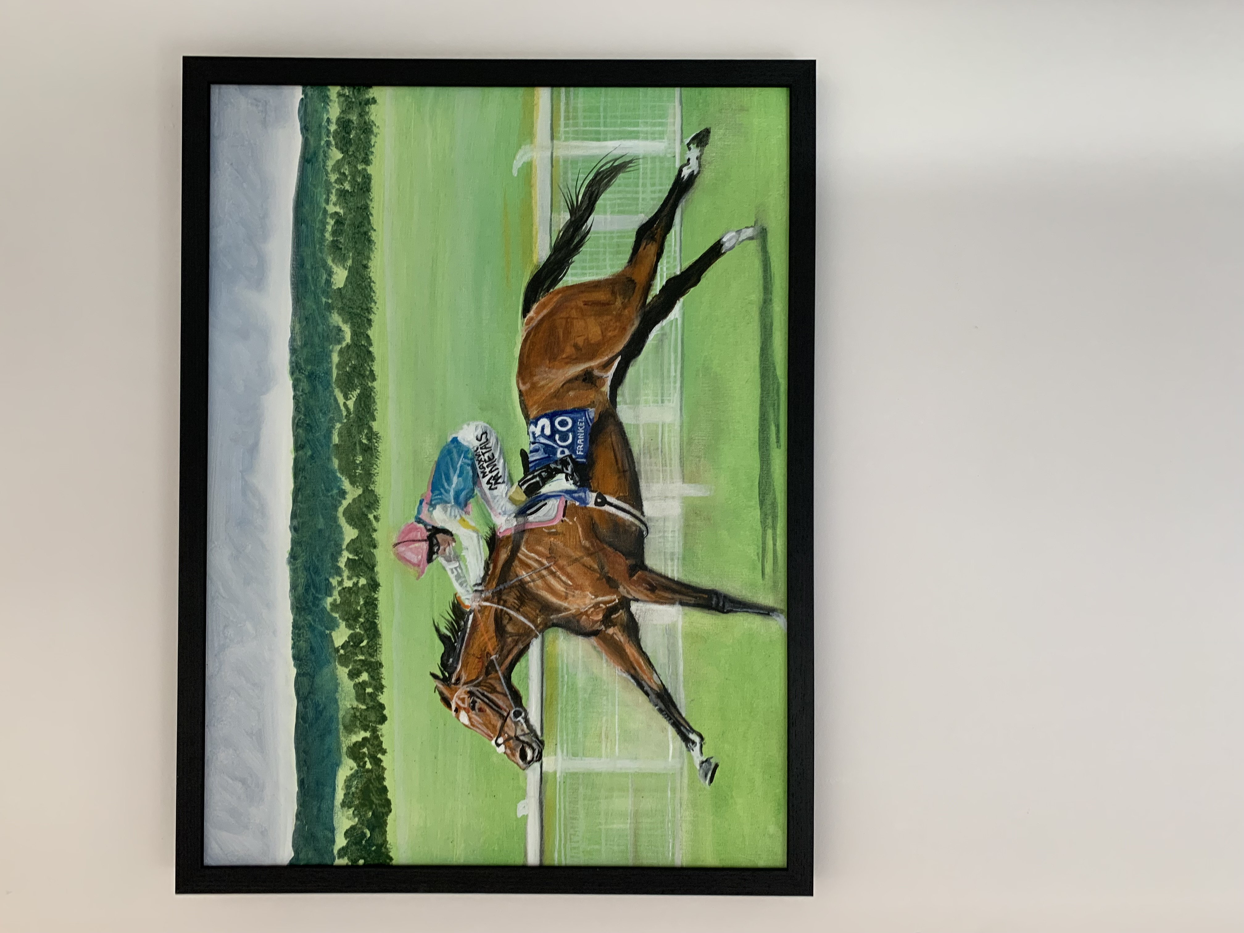 Artist David Tarrant from Partington Manchester 
Oil painter creating great art from horse racing to wildlife art. I started out drawing with pencil at a young age drawing wildlife as I progressed I wanted to put colour into my work using water colour paints .My work looked so good I started framing and selling some on line. Then I wanted to create more realistic art so I turned to oil paints i loved this medium so much I haven’t stopped painting . I was commissioned to paint some horse racing art  of Redrum Motivator and Arckle  my customer loved his paintings and I loved doing them as it was a challenge I carried on painting horse racing . I have sold  many horse racing paintings around the world  and still carrying on today .