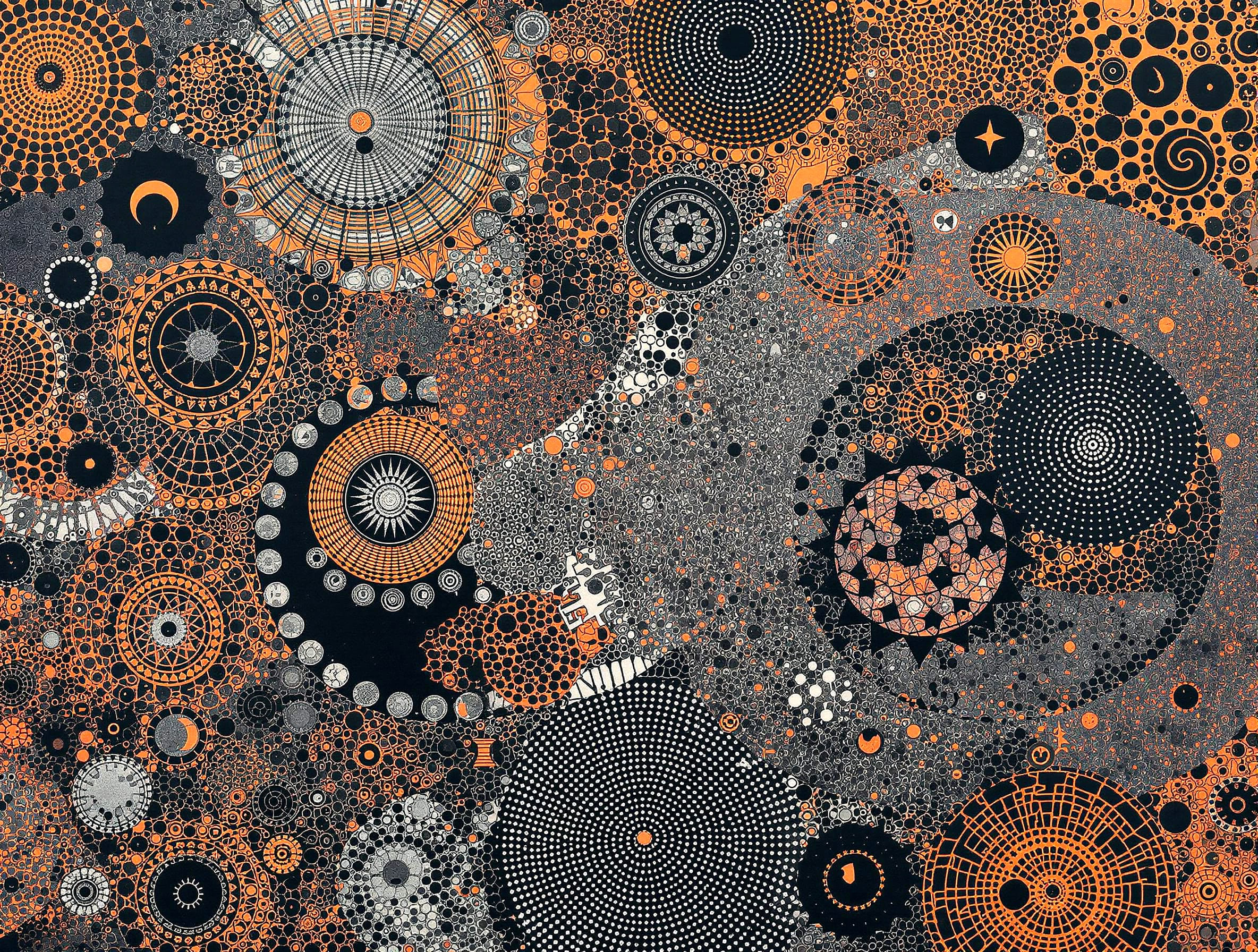 Meet Jacqueline Paz, an abstract artist who creates intricate geometric worlds defined by radial structures, spirals, and kaleidoscopic forms. Her work transforms visual tension into presence, balancing complexity with clarity and resisting imitation. Jacqueline’s originality lies in her ability to build layered compositions that invite viewers into dynamic, symbolic spaces of movement and depth.