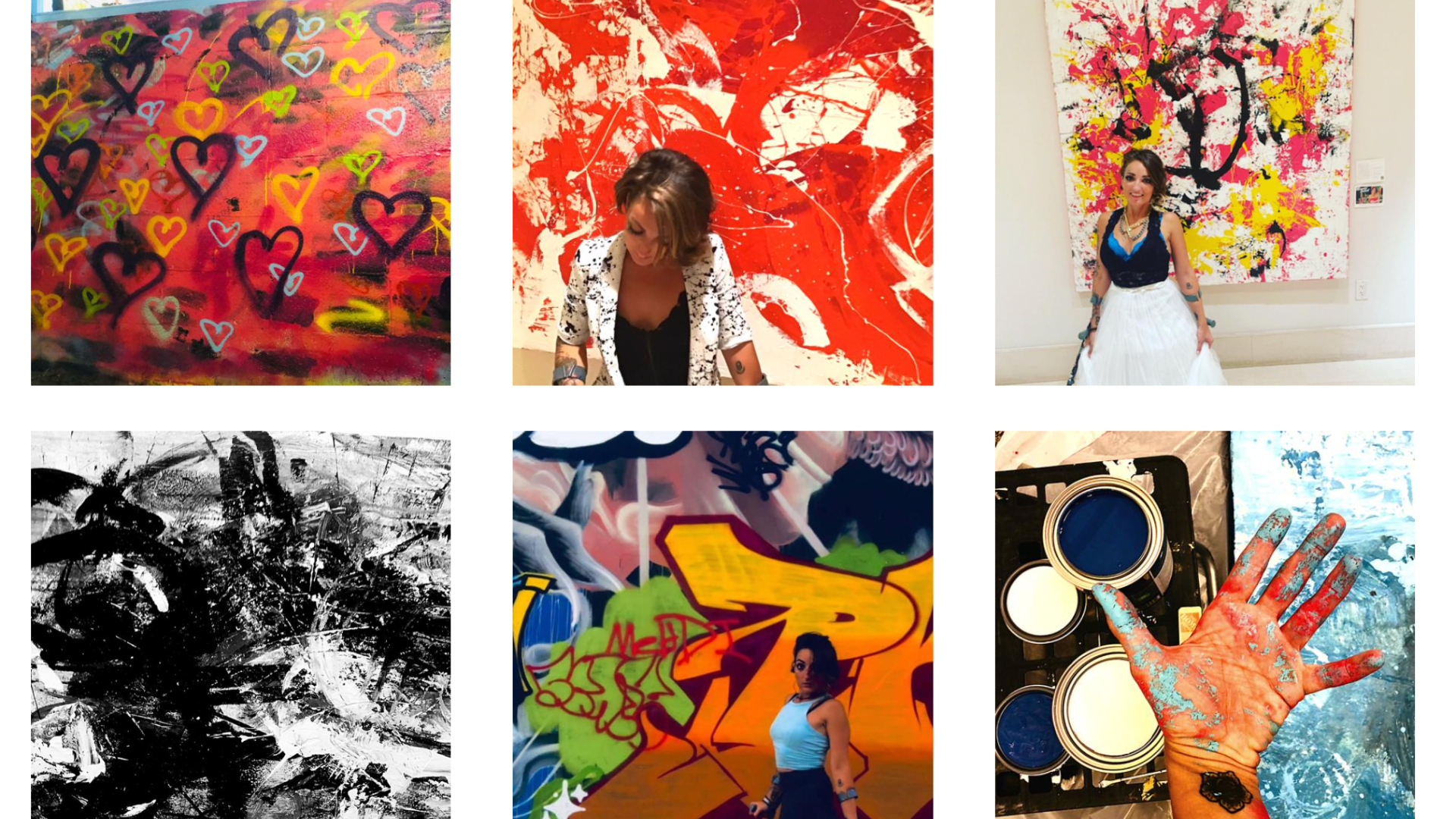 I’m Blue Eye Queen — a uniquely abled abstract artist, accessibility advocate, and speaker. I create bold, high-energy work that turns real life into color, movement, and meaning. Here you’ll find my latest collections, collaborations, classes, and ways to work together.