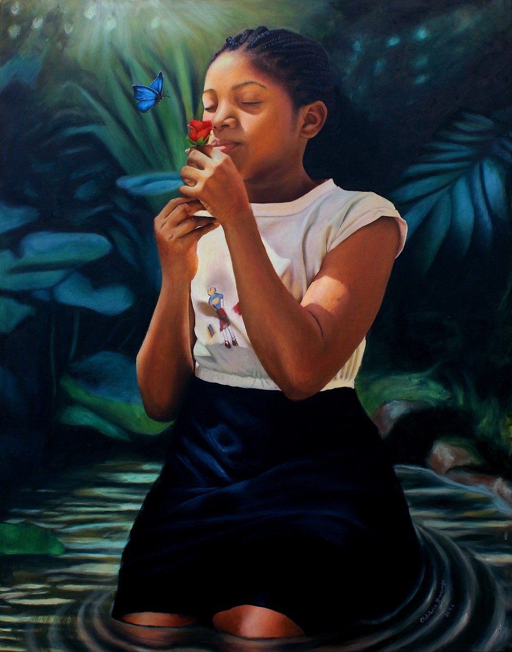 Oil on canvas / 35 x 45 inches / 2024 / Price - $2,000