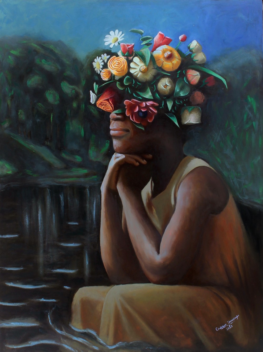 Oil on canvas,  2025,
36 x 48 inches