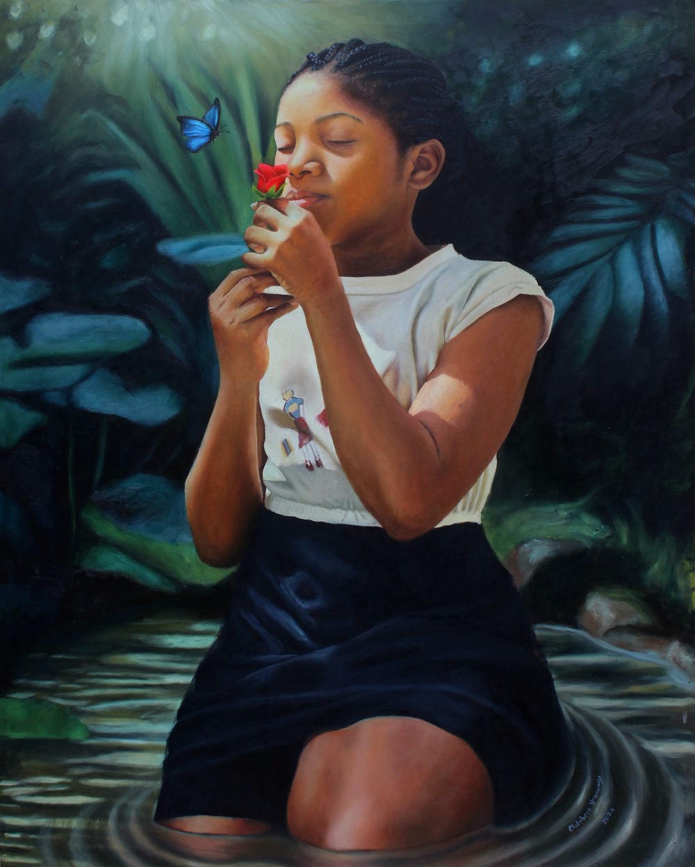 Oil on canvas, 35 x 45 inches, 2024