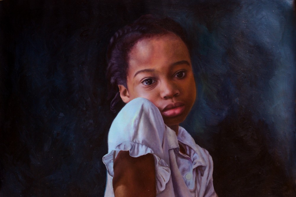 Oil on canvas, 46 x 28 inches,  2021, SOLD
