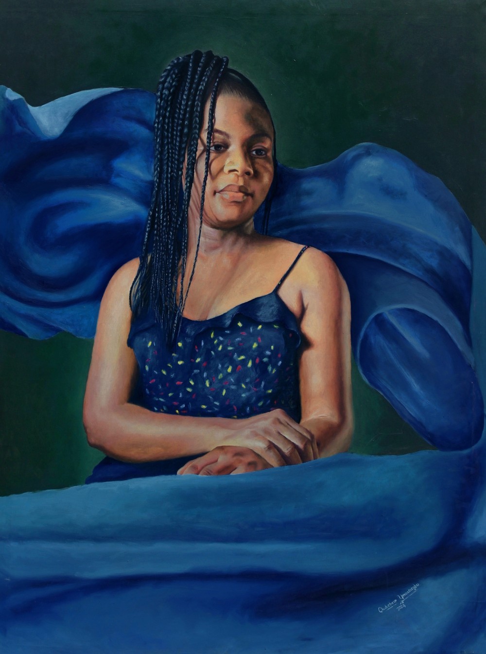 Oil on canvas, 36 x 48 inches, 2024
