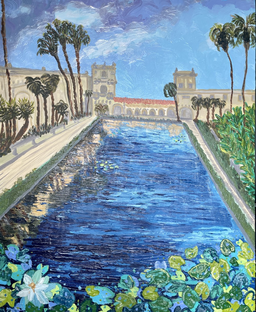 Thick impasto acrylic on canvas. 2023 (Original Available)