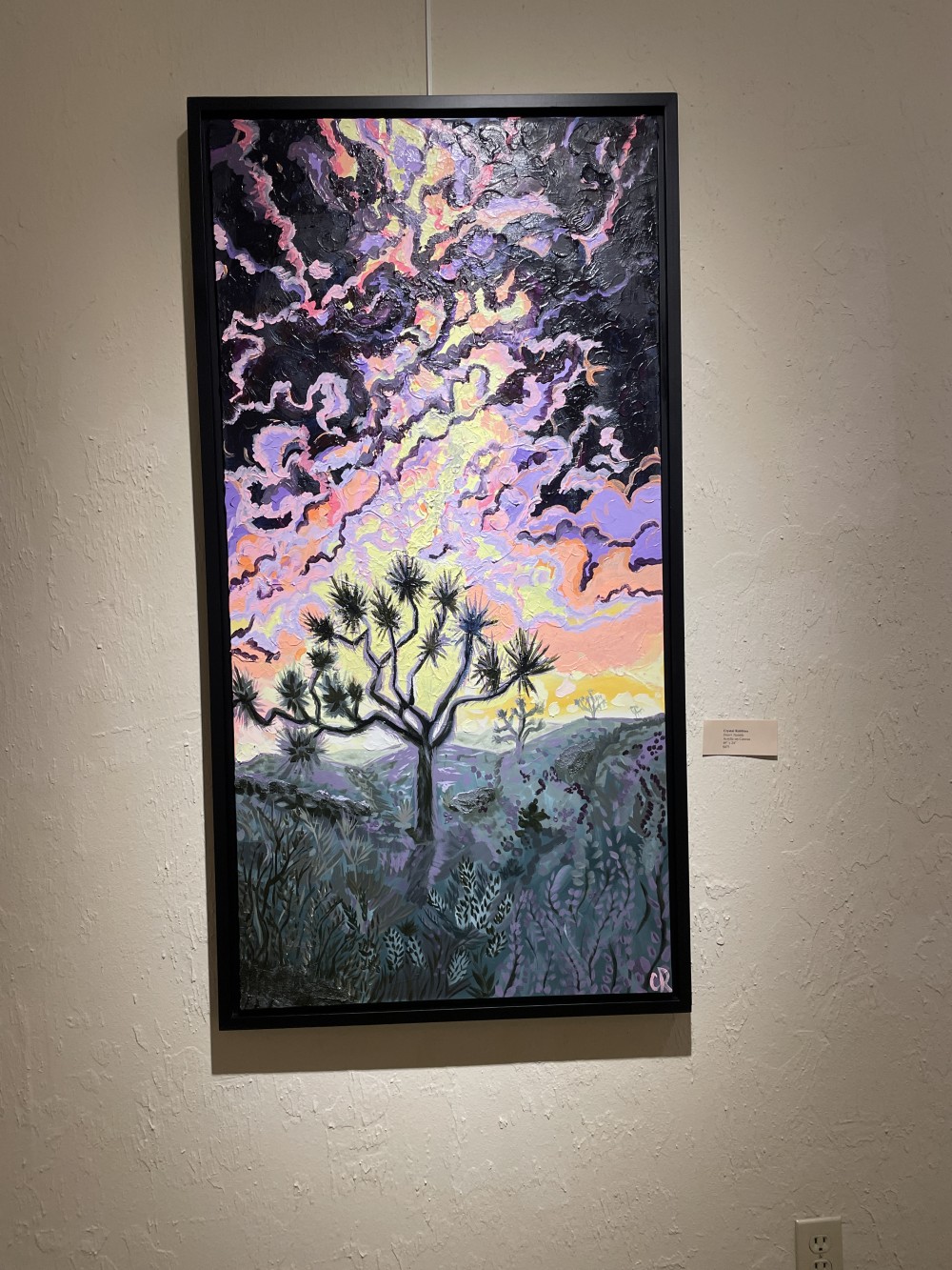 Think impasto acrylic on canvas. This piece was featured at the 2022 Joshua Tree National Park Art Exposition. 2022 (Original Available)