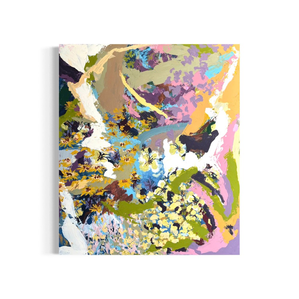 Acrylic on canvas 
60 x 60 cm