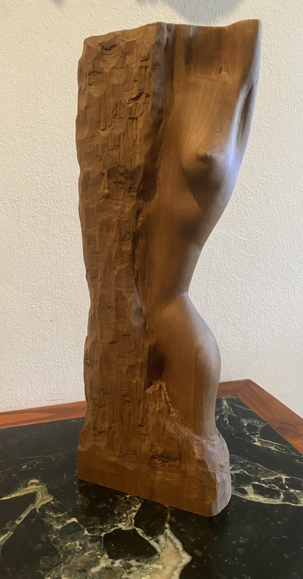 Sculpture wood 45X18X6 hand carved