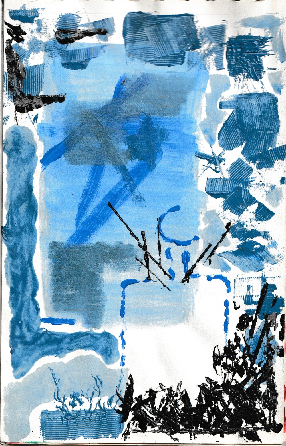 watercolor + acrylic - 21x14 cm