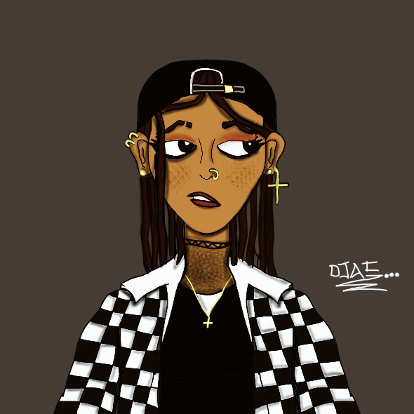 Hello...I'm Djae...A 2d digital Artist and 3d Architectural designer. I create retro-inspired art defined by bold outlines and sharp forms....