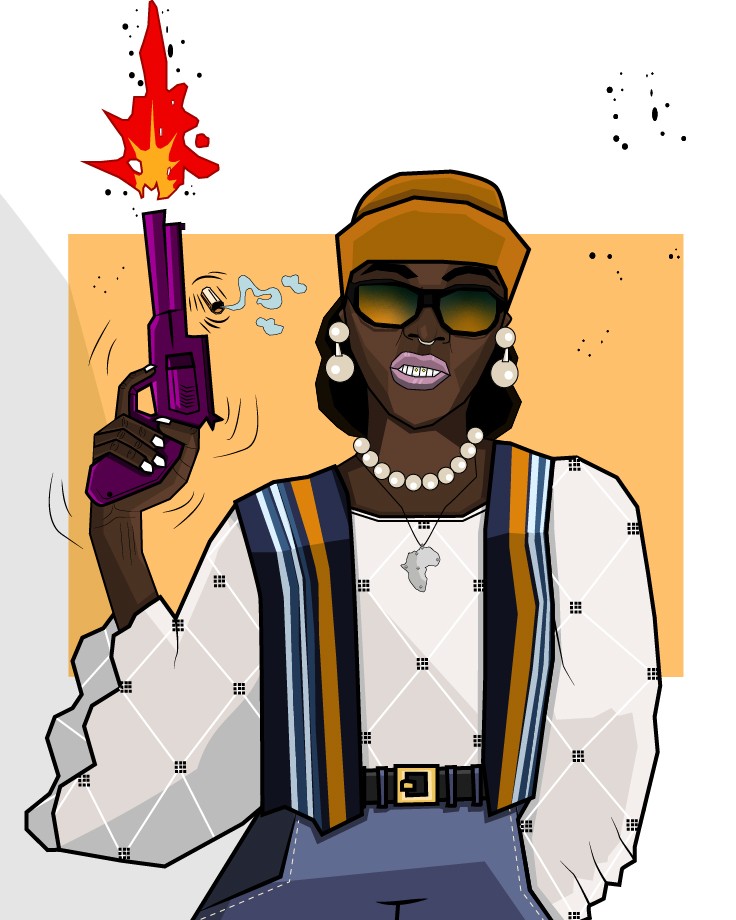 A lady ready to face her battles...