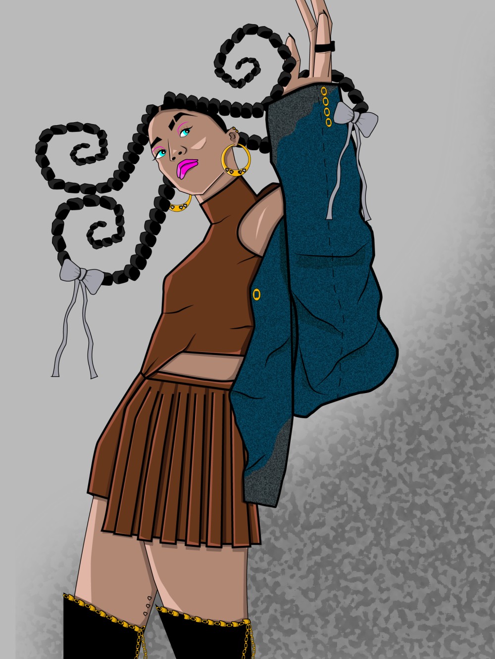 Playsuit, as the name implies, showcases a cheerful artwork