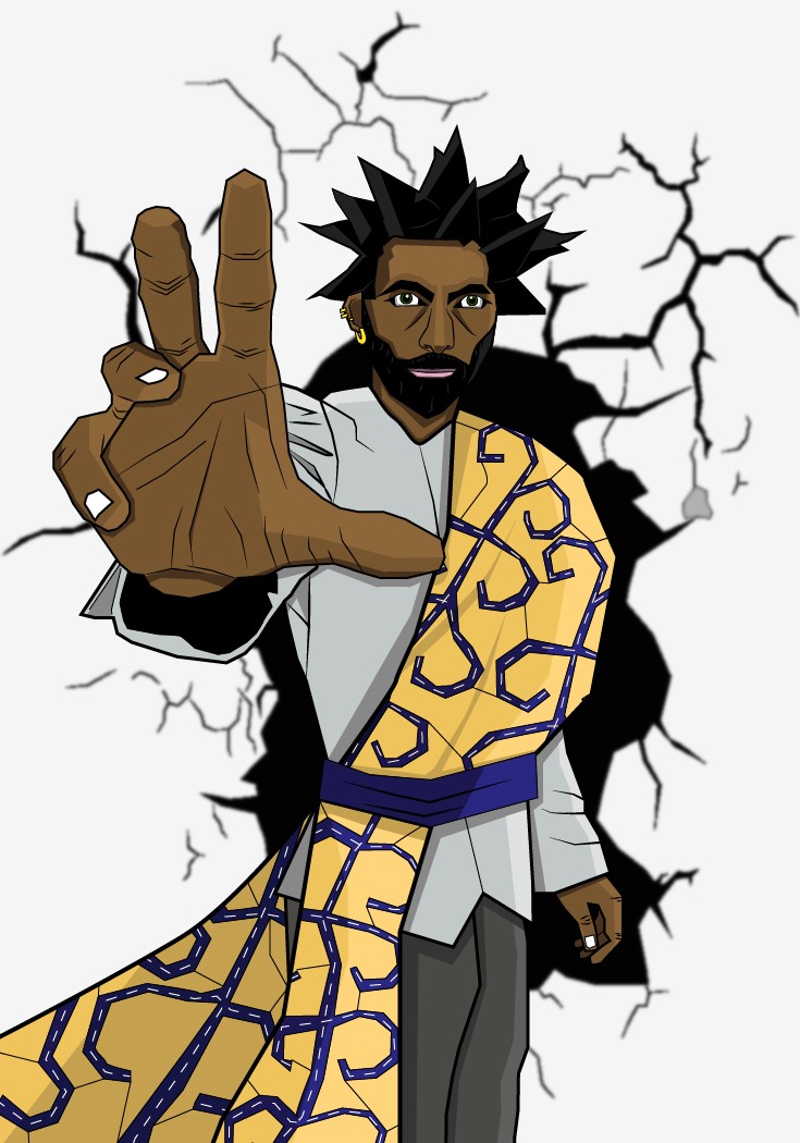 Reach is an art that showcases a person reaching out to light despite the struggles behind.....