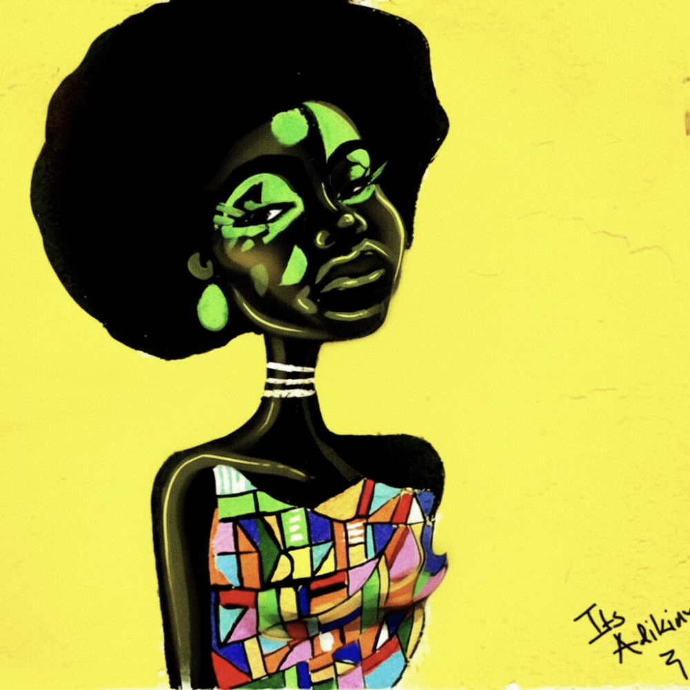 This piece came from a simple place: I fell in love with Baba Tjeko’s style — the colors, the bold shapes, the way his work feels proudly African without even trying. I wanted to bring a bit of that energy with me here in Asia.

While working on a commissioned project at TGS Bistro Hotel in Bukit Bintang, I felt this urge to create something that leaves an African fingerprint in the space. Something that represents brown-skinned women living boldly, thriving, and showing up as their full, authentic selves.

So this artwork is my little celebration of that; the confidence, the warmth, the rhythm. It’s a nod to home, expressed in the language of color and shape.