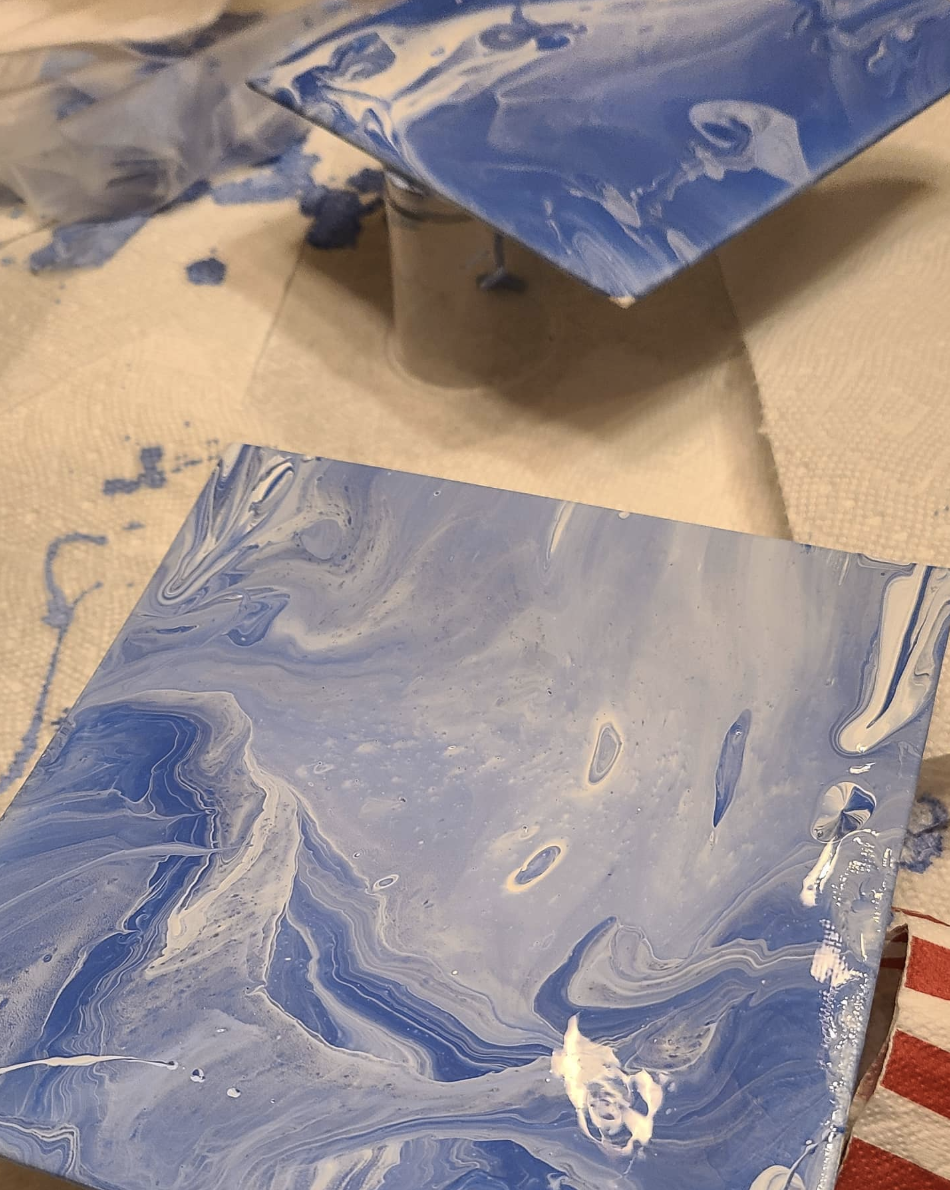 I didn’t try to paint the ocean - it just showed up.
The calm, the drift, the hidden pull beneath the surface.
I think some feelings move like water: they swirl, settle, and return.