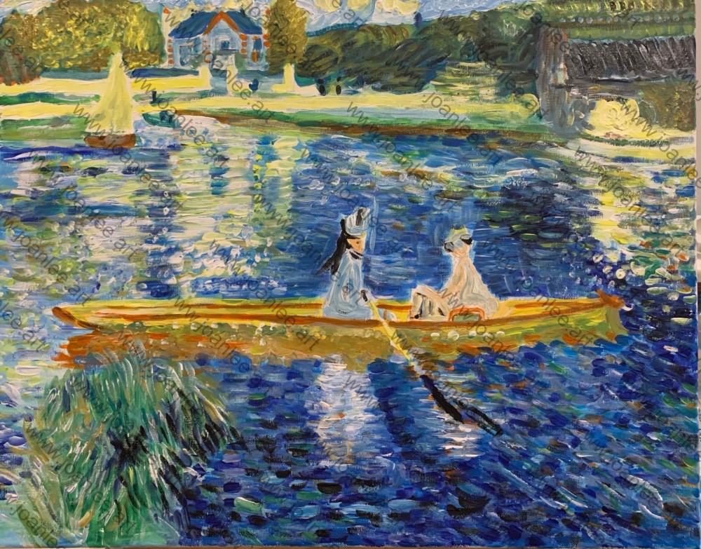 This acrylic painting is at the size of 50cm(w) x 40cm(h).