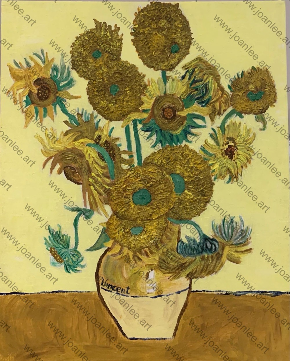 This acrylic painting is at the size of 40cm(w) x 50cm(h).