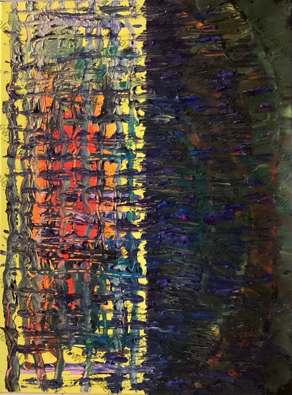 This acrylic painting is at the size of 40cm(w) x 50cm(h).