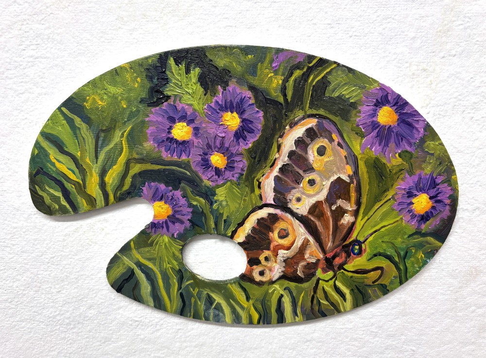 Oil on wood Palette
2026