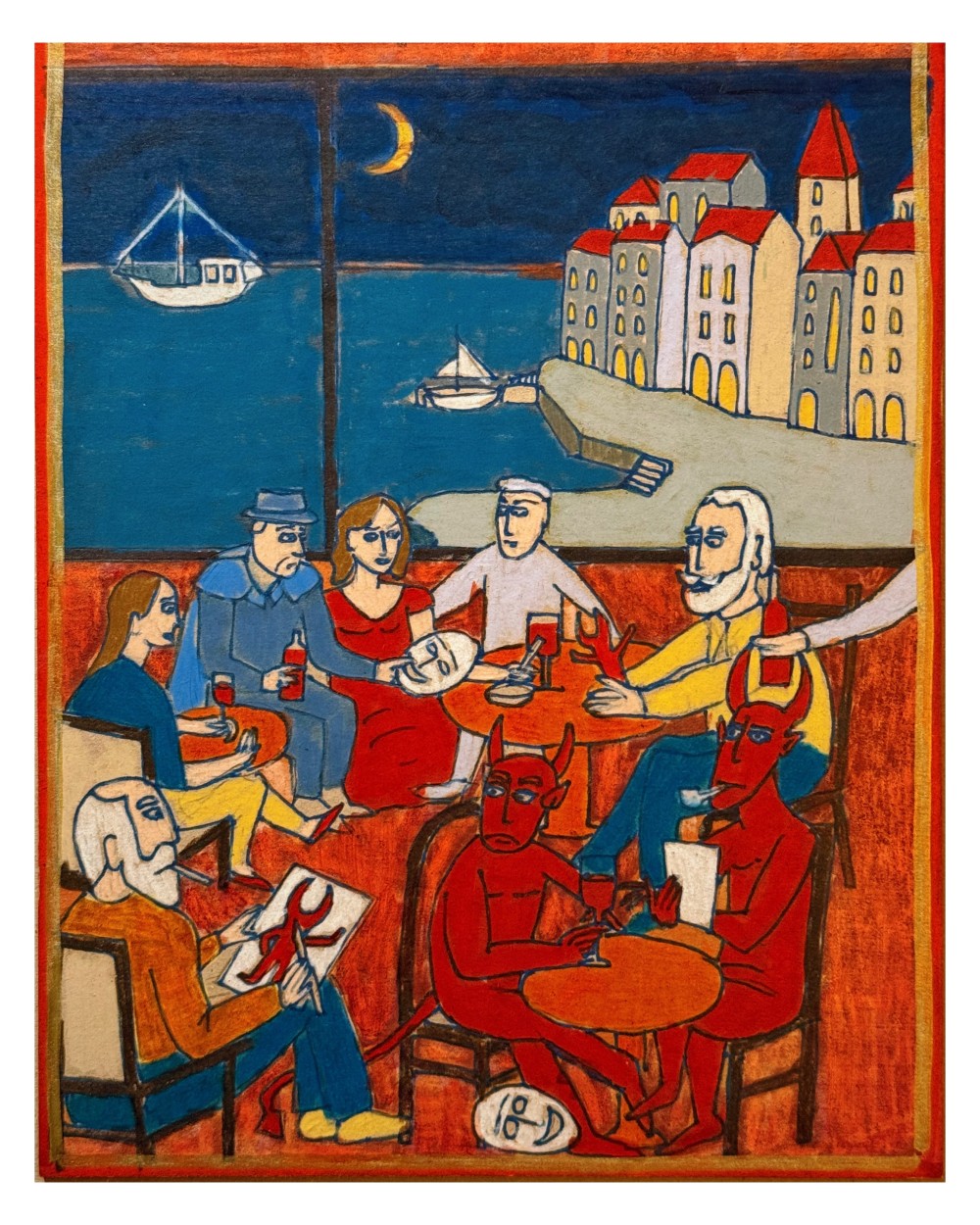 A3
prismacolor pencils on a board