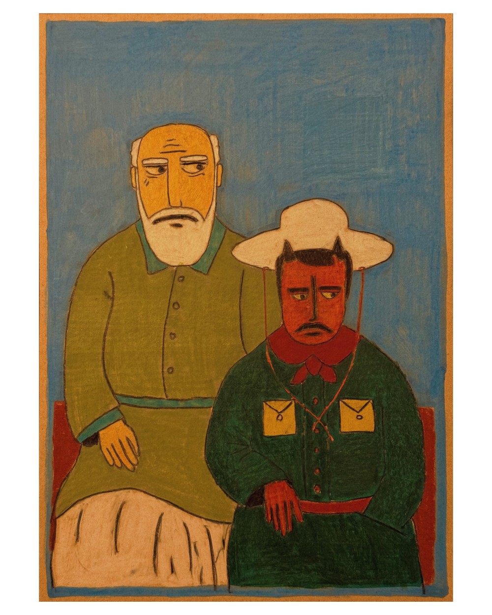 A3
prismacolor pencils on board