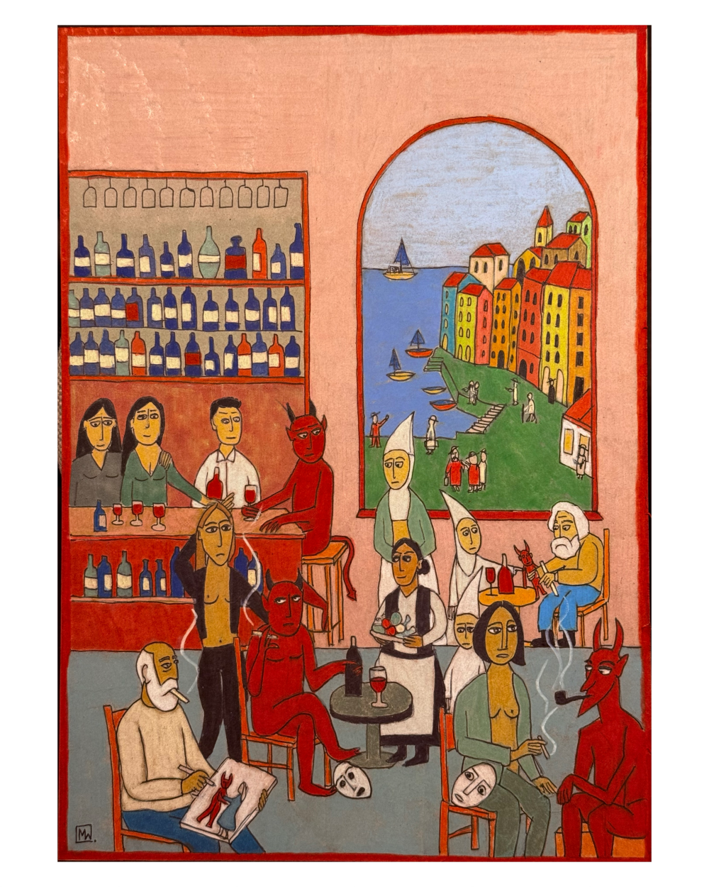 A3
prismacolor on a board