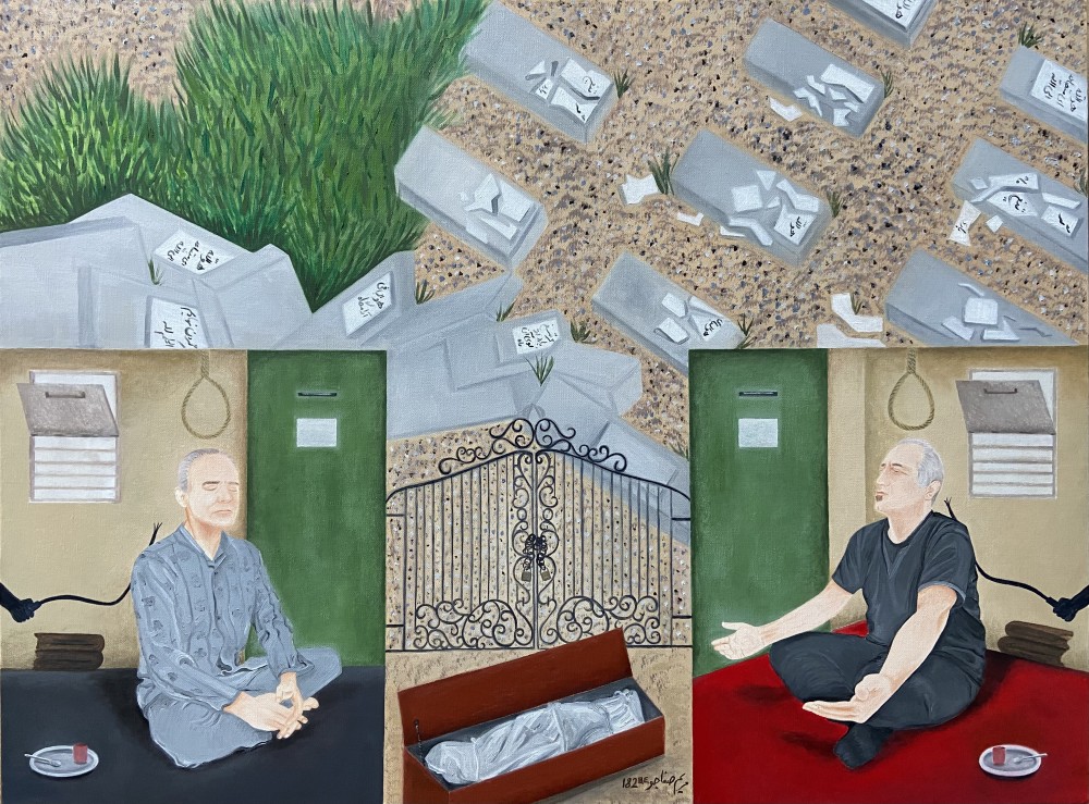 Year: 2025
Medium: Oil on Linen 
Dimension: 20” X 24”