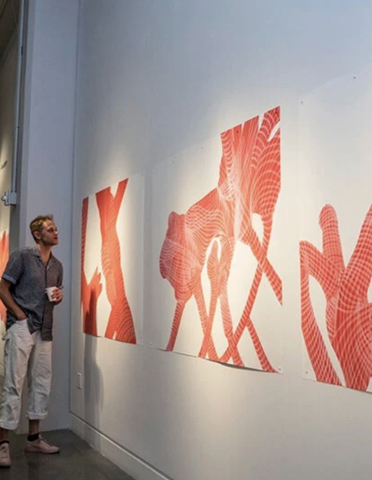 The work was shown in 2019 as large archival pigment prints, ranging from 5’ x 5’ to 5’ x 22’,  at Desai Matta Gallery, San Francisco and at the Bainbridge Island Museum of Art.