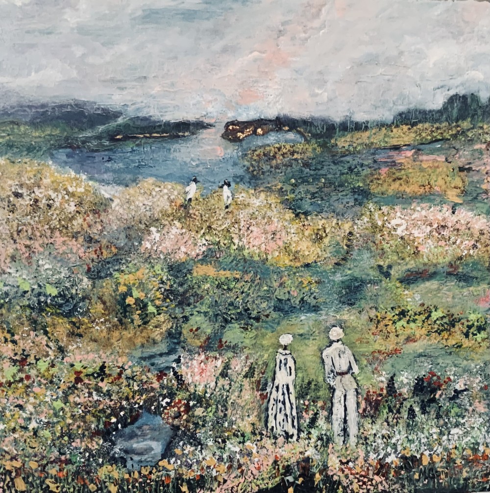 20 x 20 x 1.5 Acrylic on canvas 
$1250