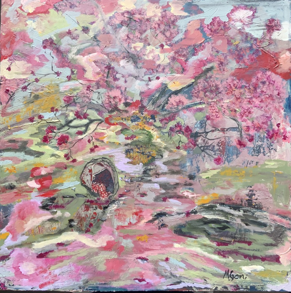 Acrylic on canvas 36 x 36 x 1.5 
$3500