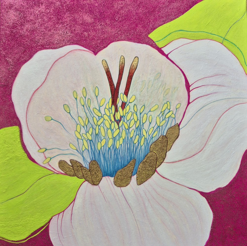 Oriental Pigment on Jang ji
12"x12"