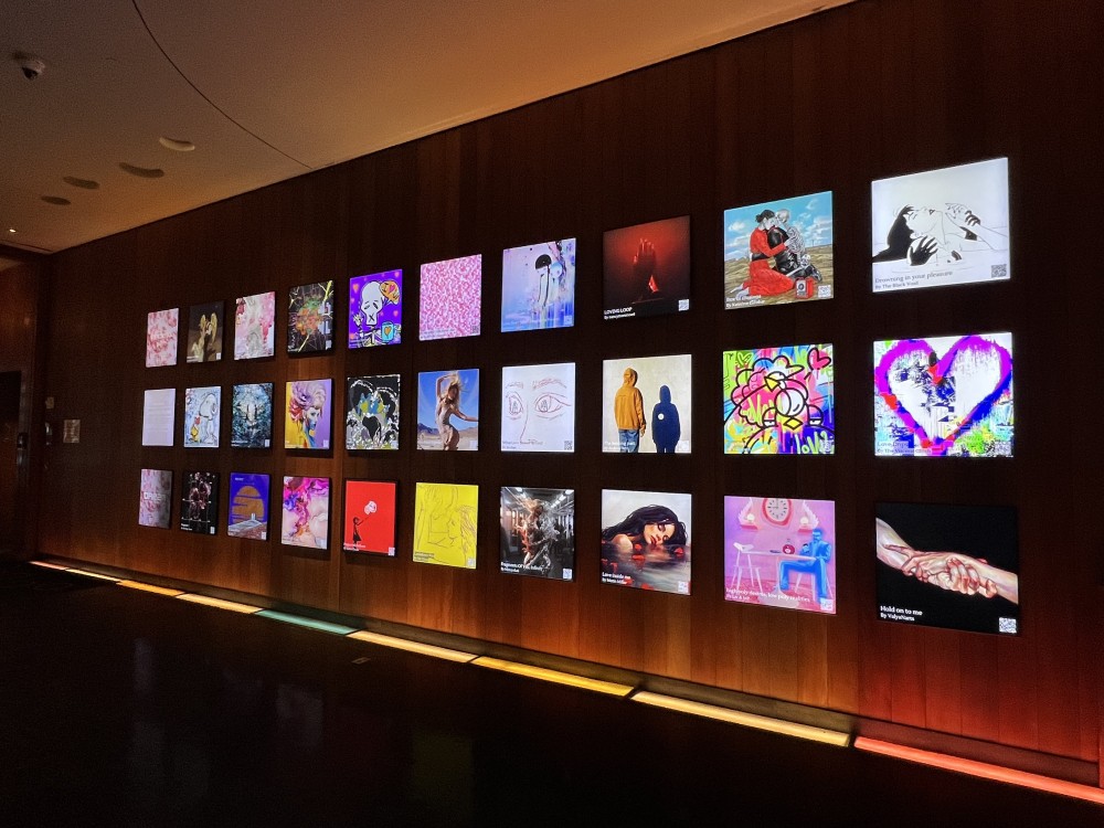 Exhibited at 
Moments. Gallery, 
Dream Downtown, 
NYC