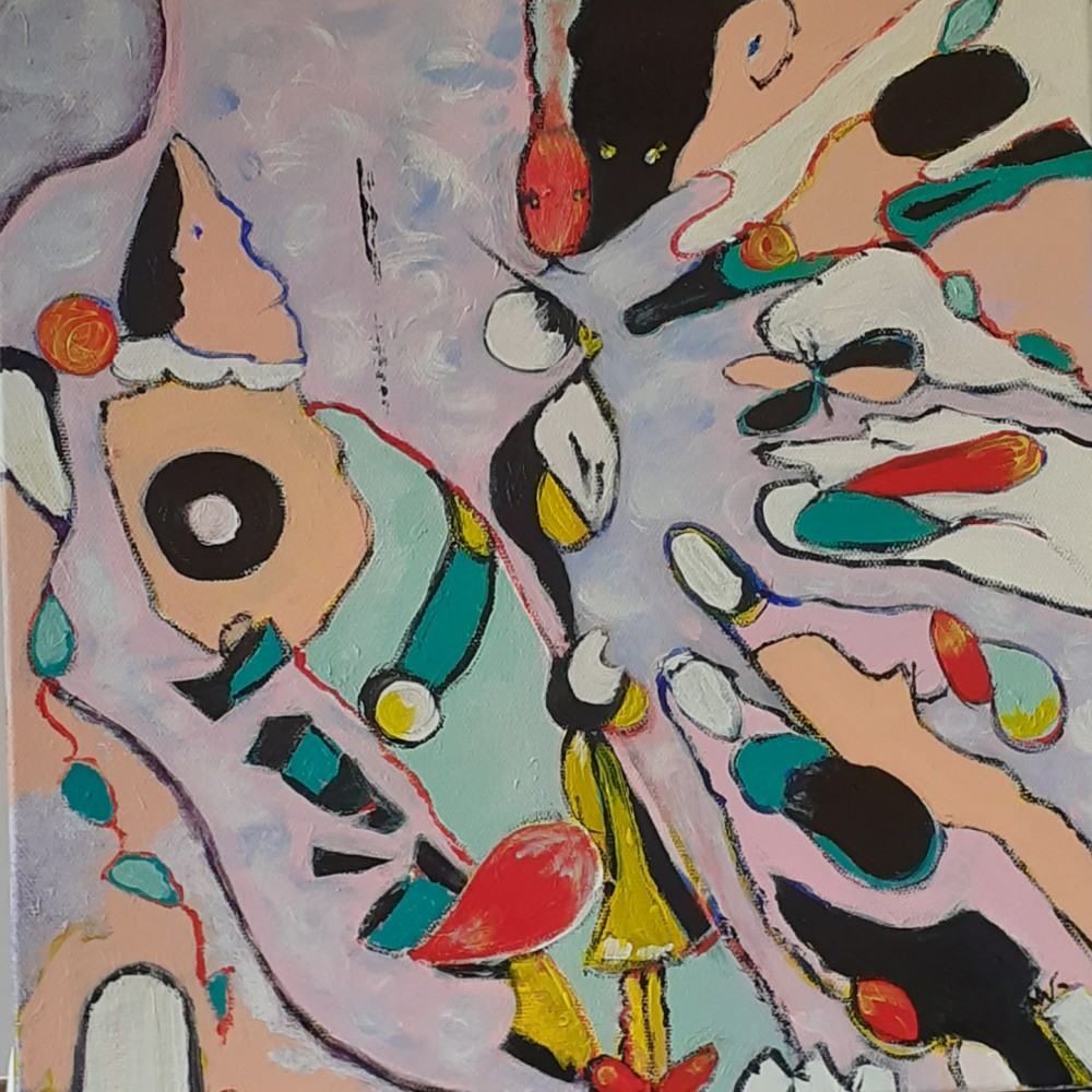 Acrylic on canvas 30 x 30 cm