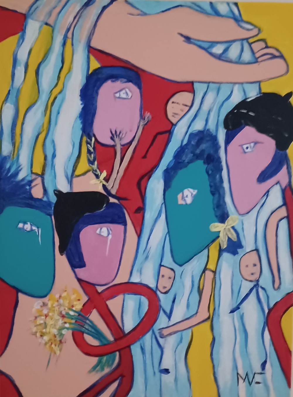 Acrylic on canvas 30 x 40 cm.