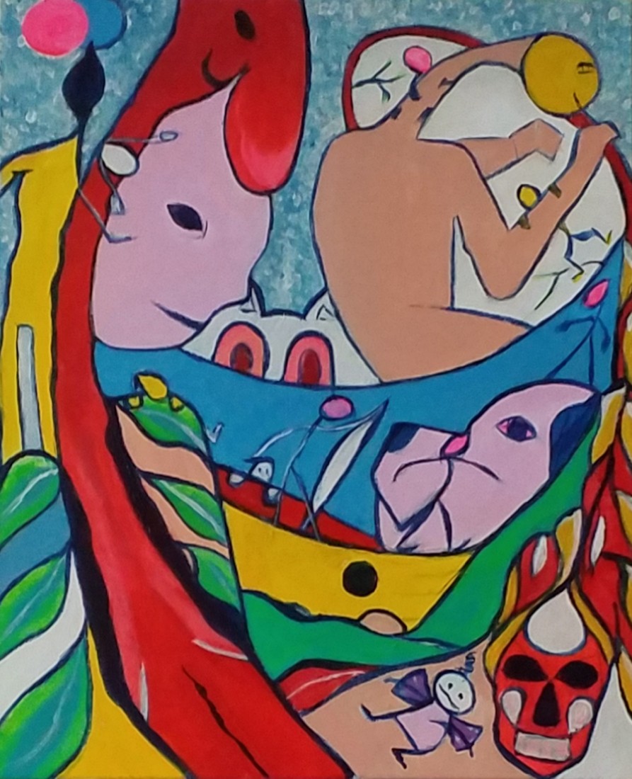 Acrylic on canvas 40 x 30 cm.