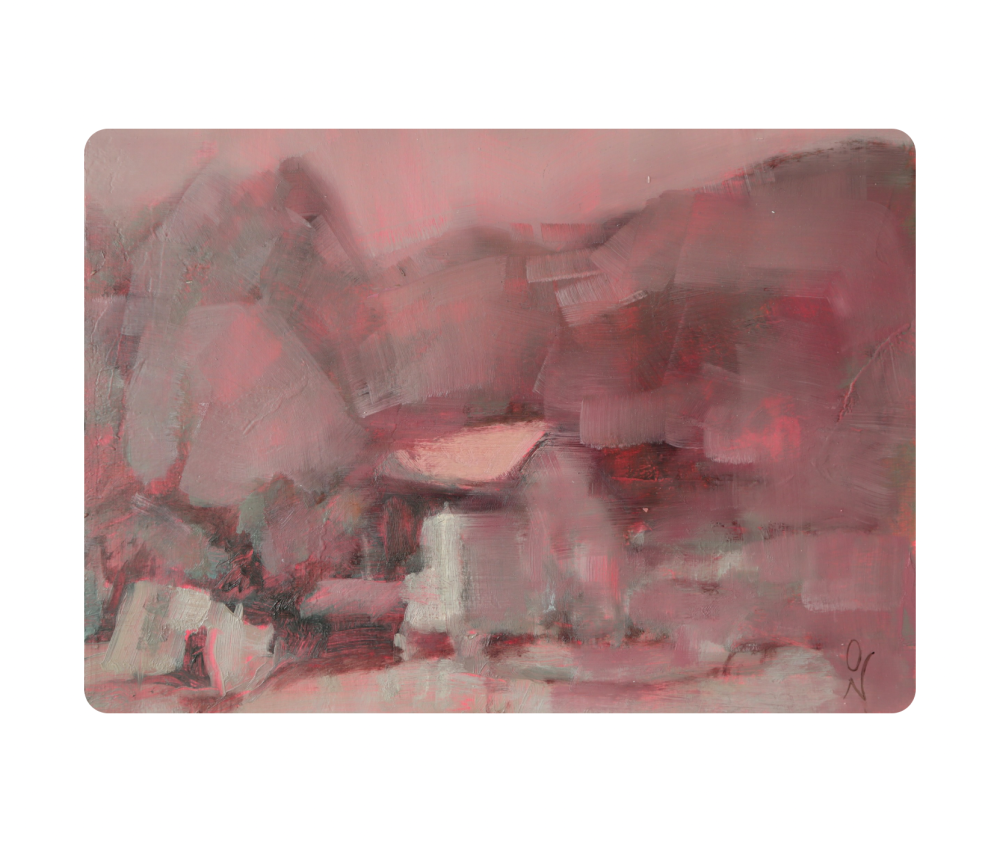 óleo sobre papel 
24x32cm 
(colección Entre Pasos)