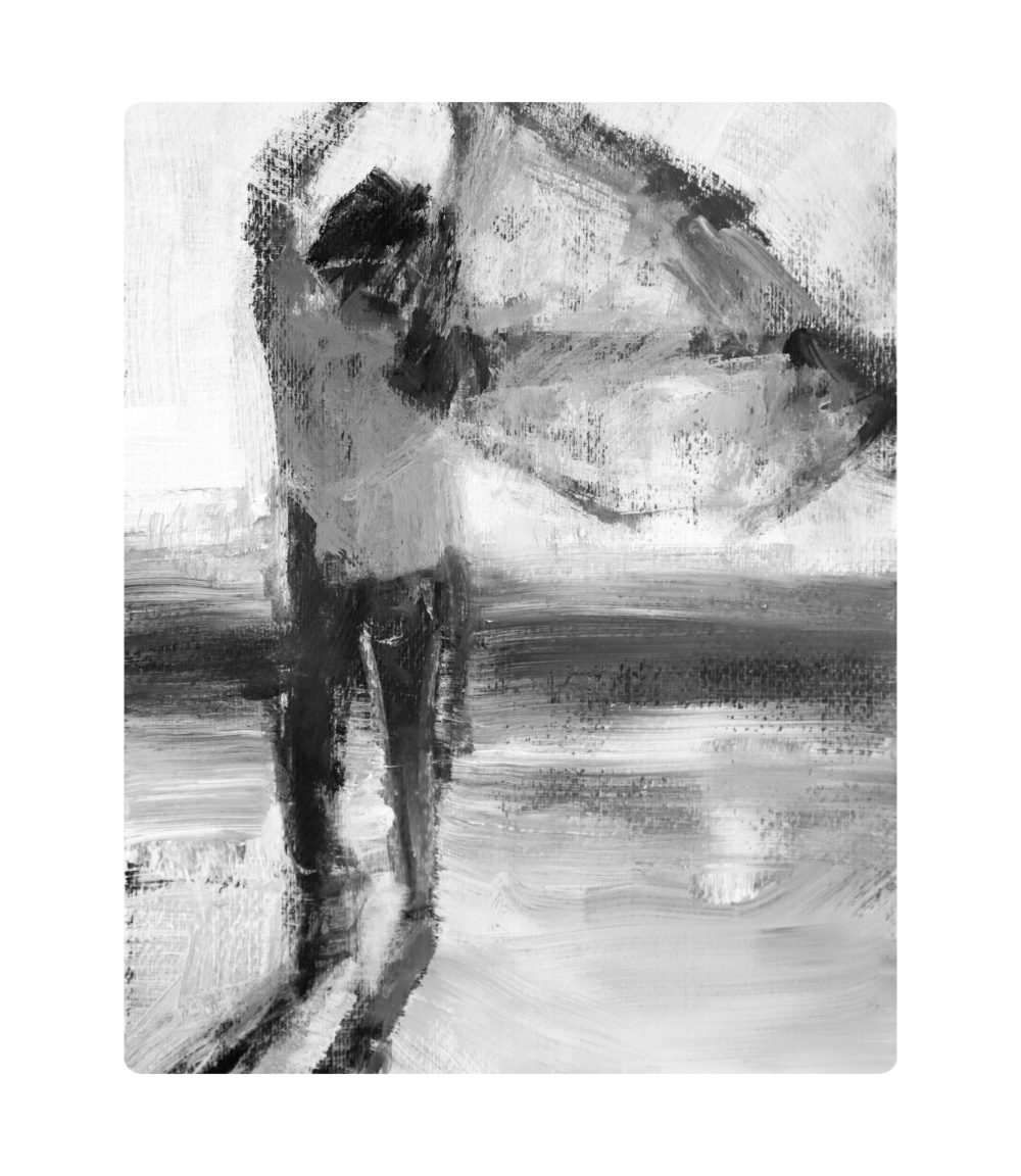 óleos sobre papel
35x25cm
colección Blanco y Negro