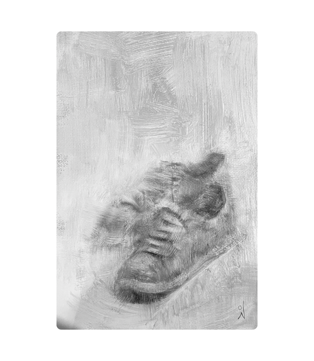 Es en el caminar y en el camino, donde se encuentran ocultas las respuestas.
.
.
.
.
óleo sobre papel 
50x35cm

colección Blanco y Negro