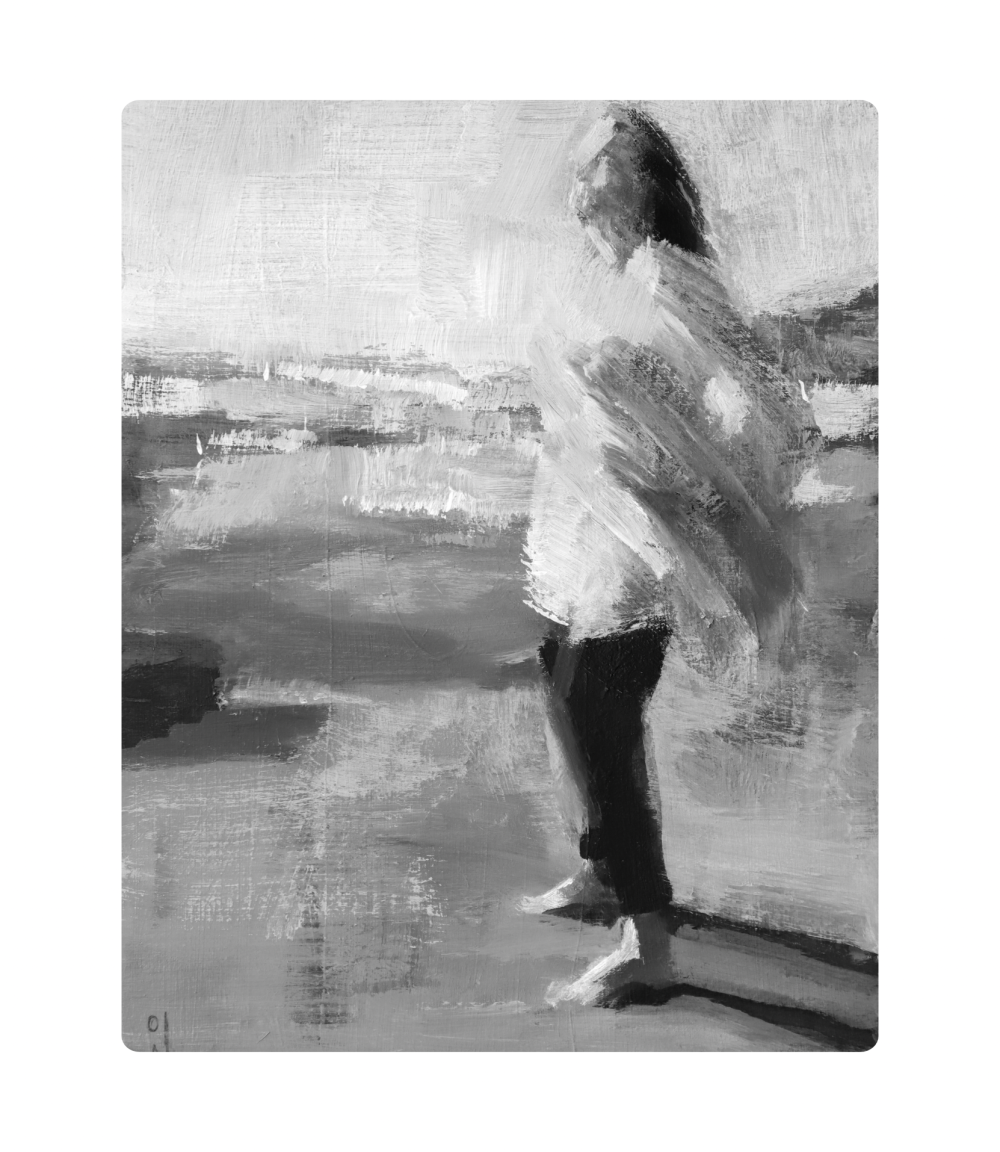 óleo sobre papel
38x28cm
colección Blanco y Negro
