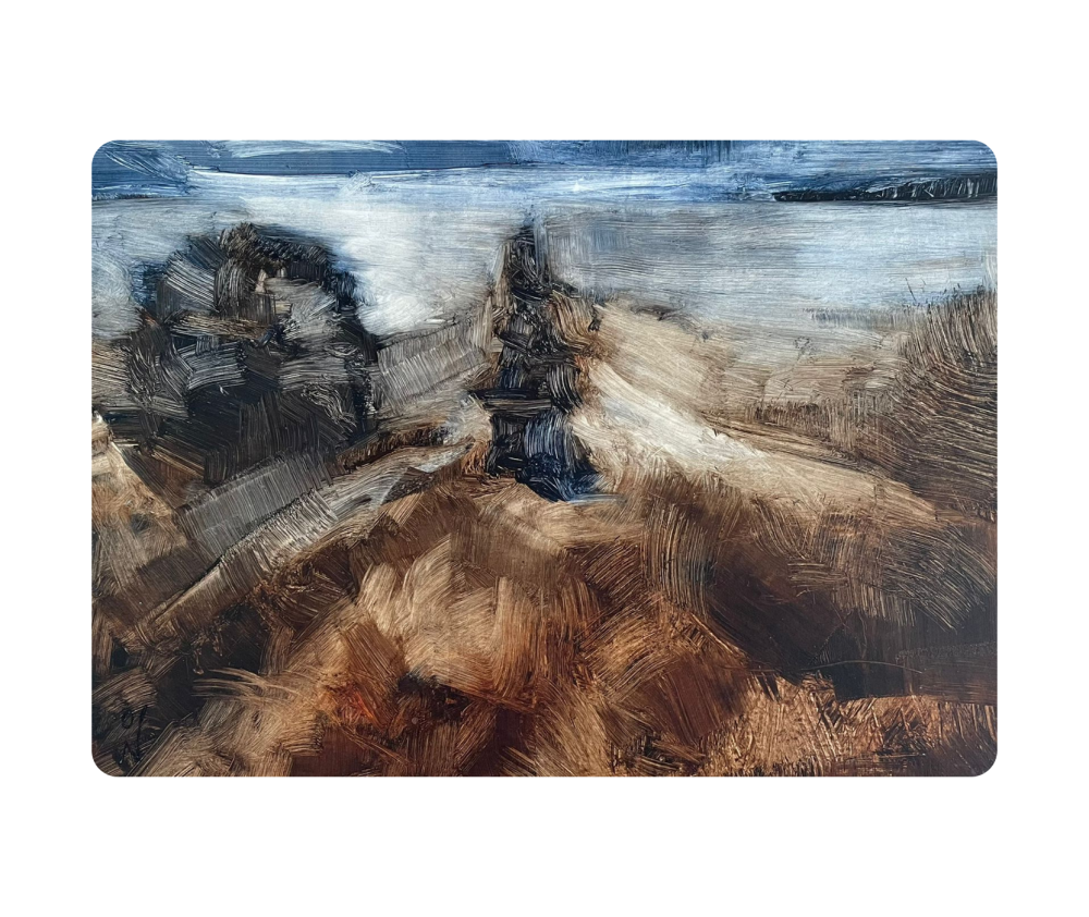 óleo sobre papel 
24x32cm 
(colección Entre Pasos)