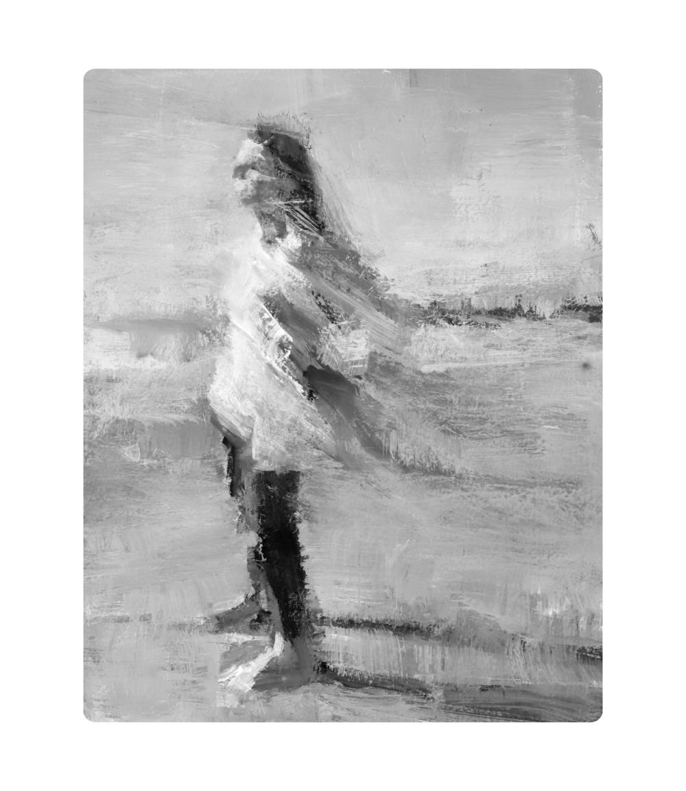 óleo sobre papel
38x28cm
colección Blanco y Negro