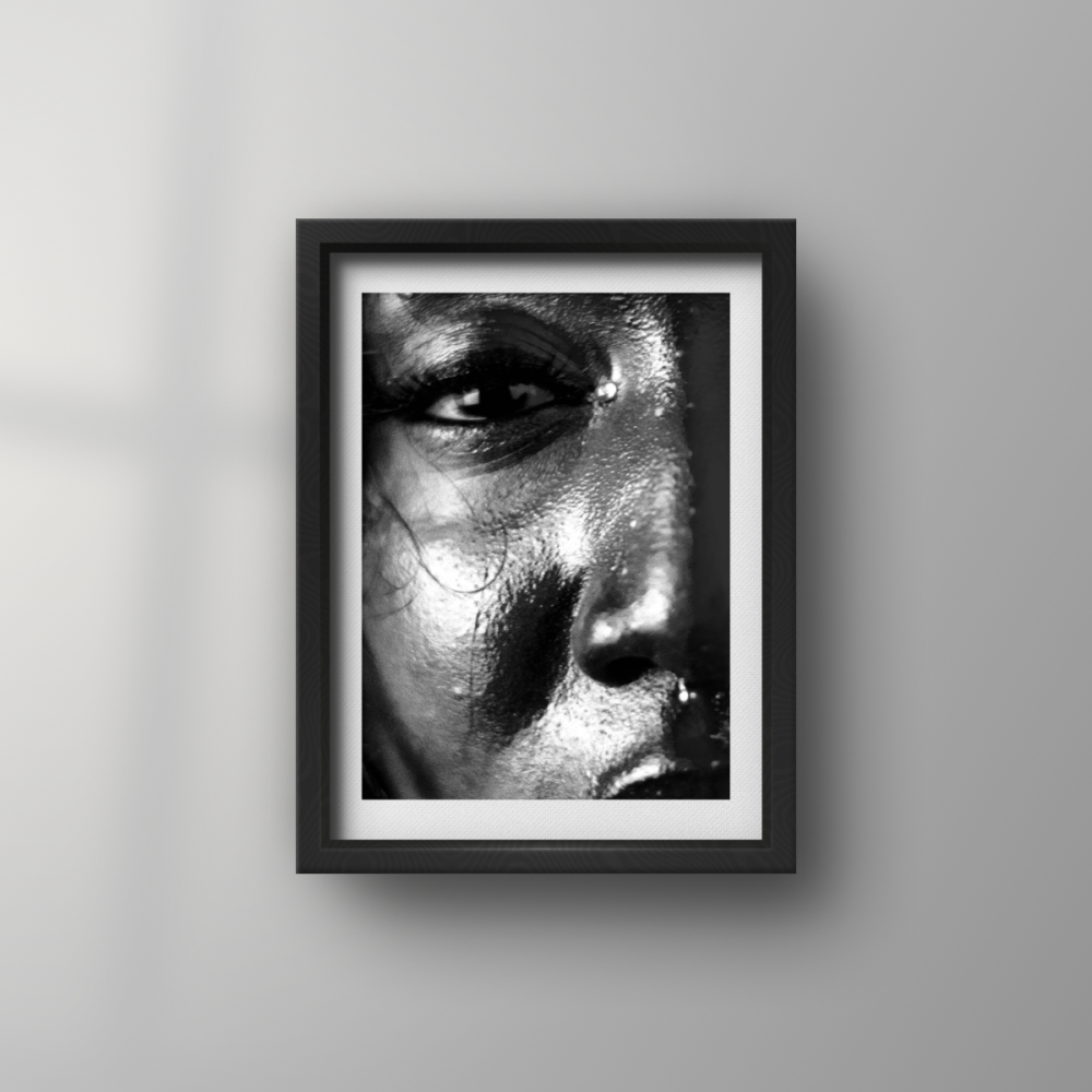 From the vantage point of the subject, 'Mirror Pain' unfolds as an intimate reflection. What you see is your own gaze staring back at you, a poignant encounter with your inner world. In this image, pain becomes the canvas upon which your deepest desires, hopes, and dreams are artfully expressed.

Pain, often born from the crucible of want and despair, emerges as a complex, often-conflicting emotion that we may not fully acknowledge. It is in these moments of pain that we discover what truly matters to us, for pain has a way of revealing our deepest priorities and values. As you lock eyes with your own reflection, you'll feel the emotional currents swirling within. This artwork captures the raw, unfiltered moments of both despair and elation, creating a symphony of feelings that ebbs and flows, much like a river. It's a mirror to your soul, a reminder of your journey of personal growth, and an invitation to dream of transformation amidst the captivating dance of emotions.