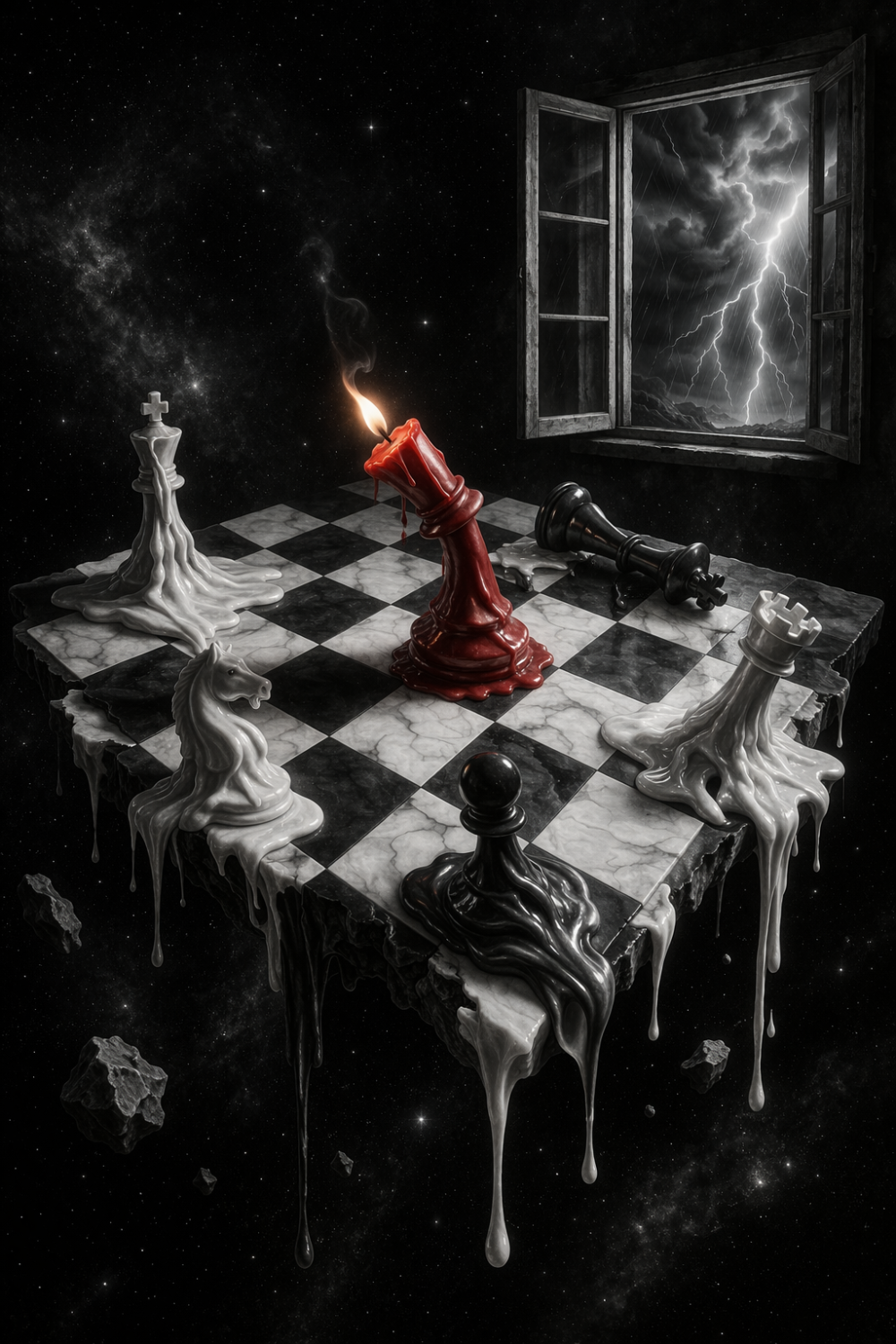 The rules dissolve before the final move is made.