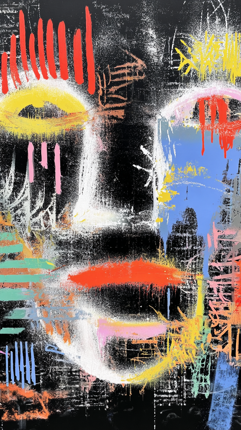 One side holds form. The other lets go.
Defined and disappearing.