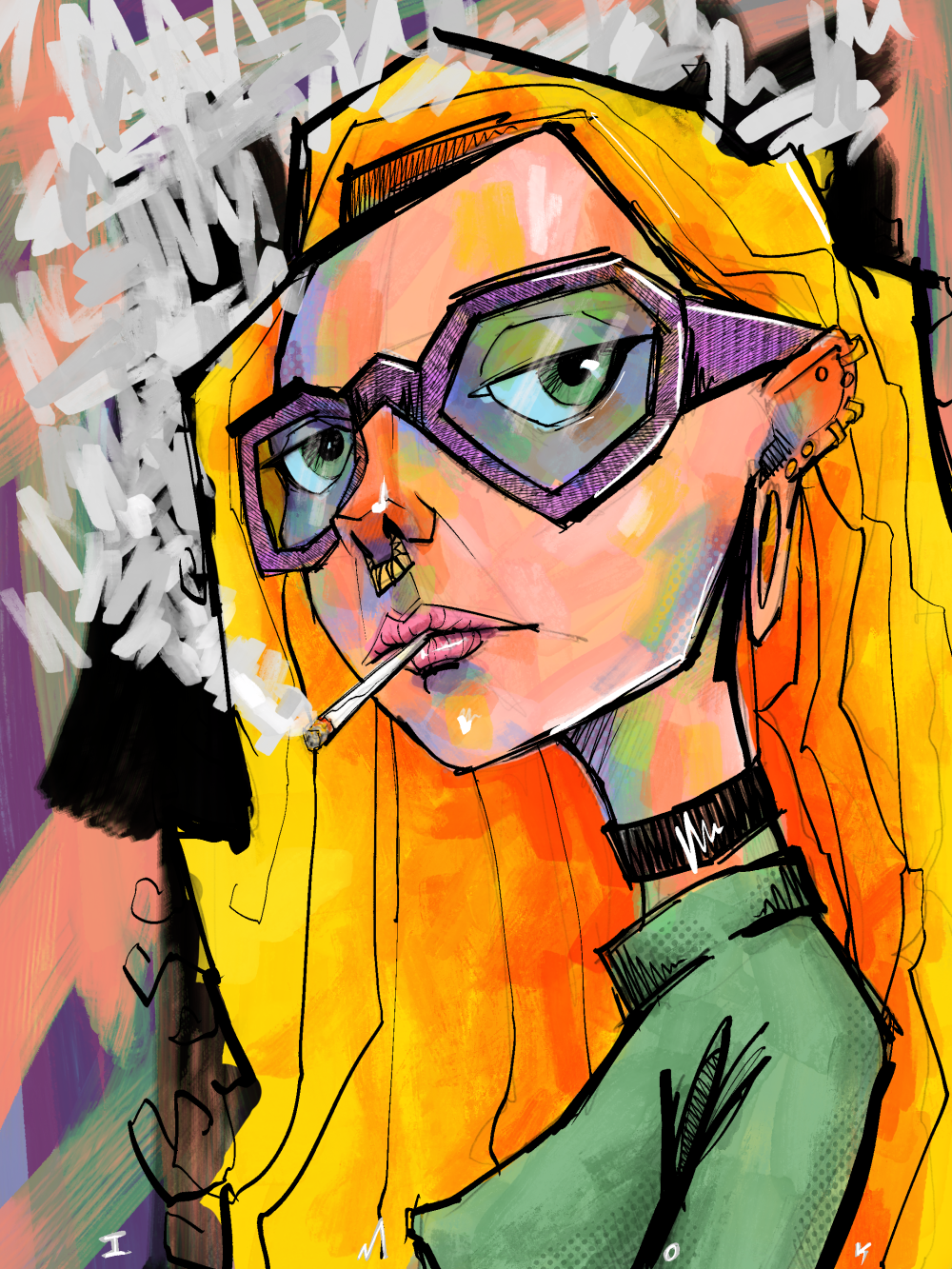 My practice is multidisciplinary.
It moves through murals, tattoo art, traditional painting, and digital 2D–3D design.